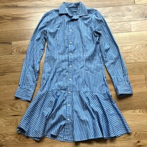 POLO Ralph Lauren striped shirt dress size 8